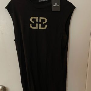 Medium tank dress in black size medium NWT